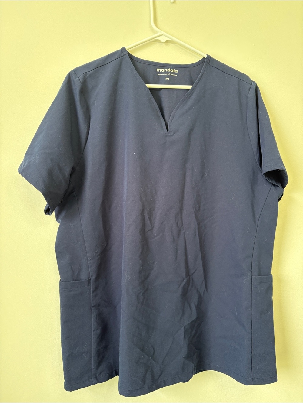 Mandala Scrubs- Medical Top with V-Notch